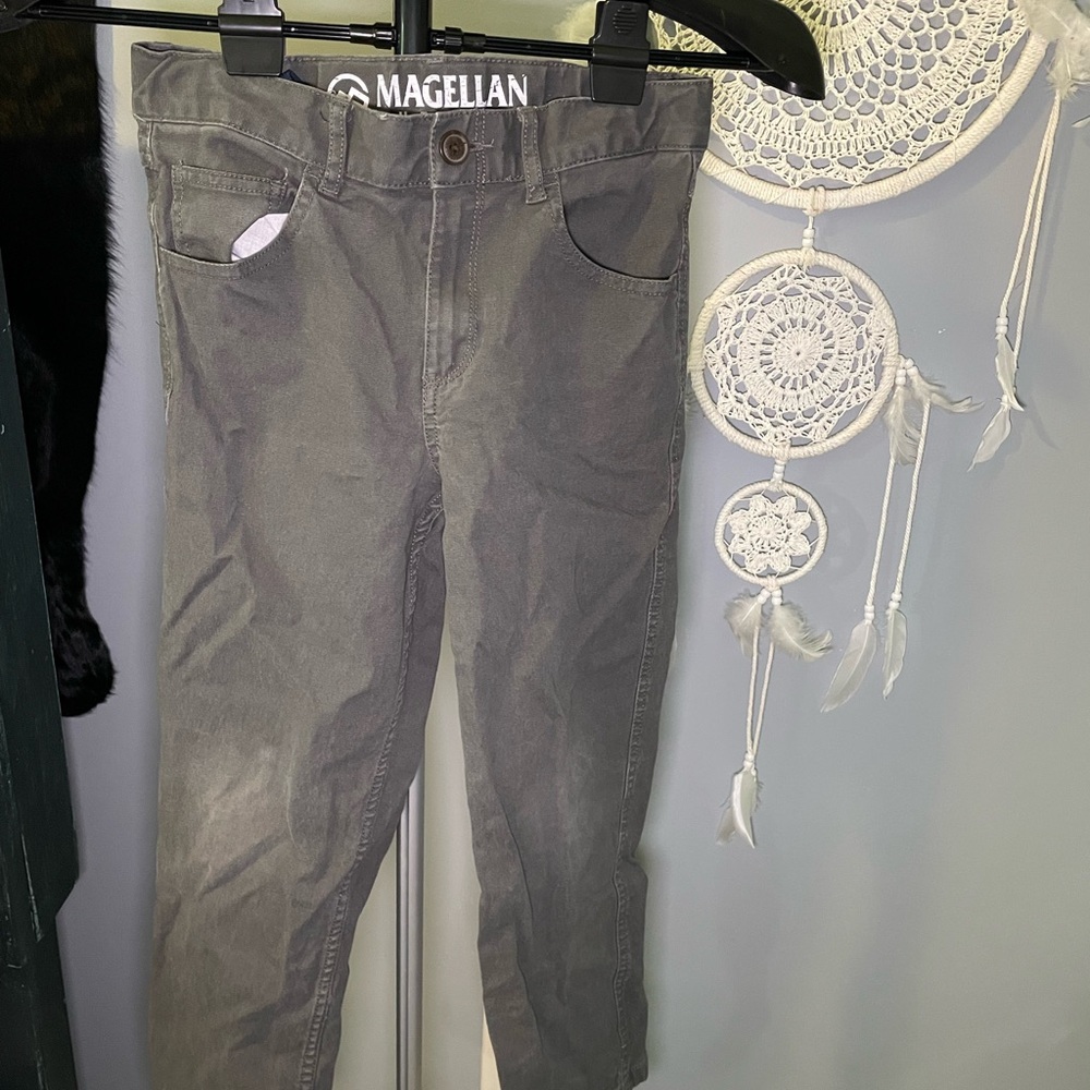 Magellan Outdoors Boys Charcoal Slim Jeans